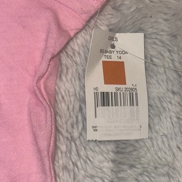 Star Wars Girls The Mandalorian The Child Yoda Cotton T-Shirt / White - Picture 5 of 8